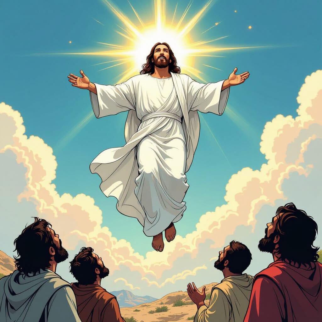 jesusascensioncomic