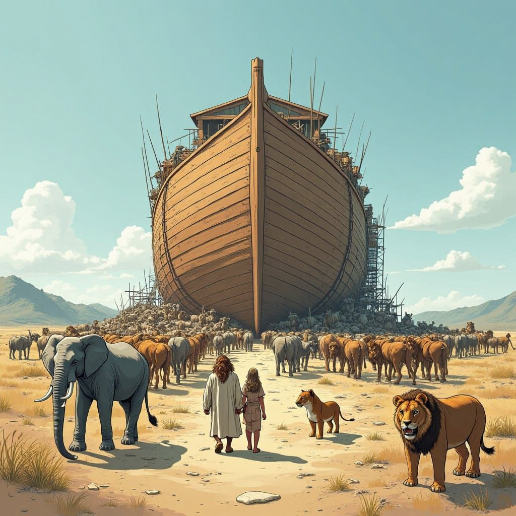 noahwifeanimalsark