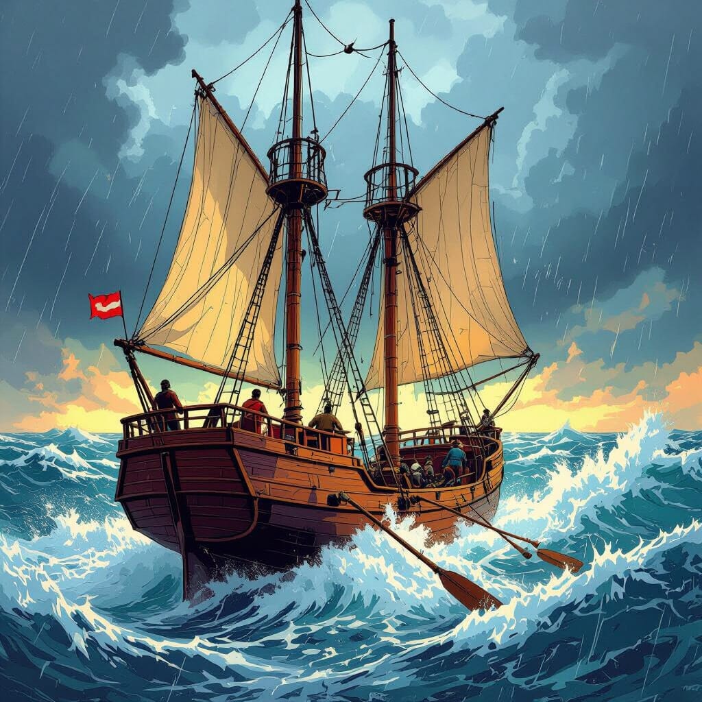Jonah Boat Storm