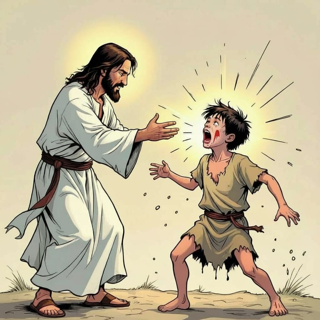 jesusrebukingdemonboy5toes